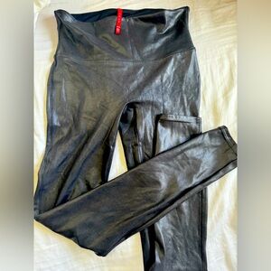 Spanx faux leather leggings
